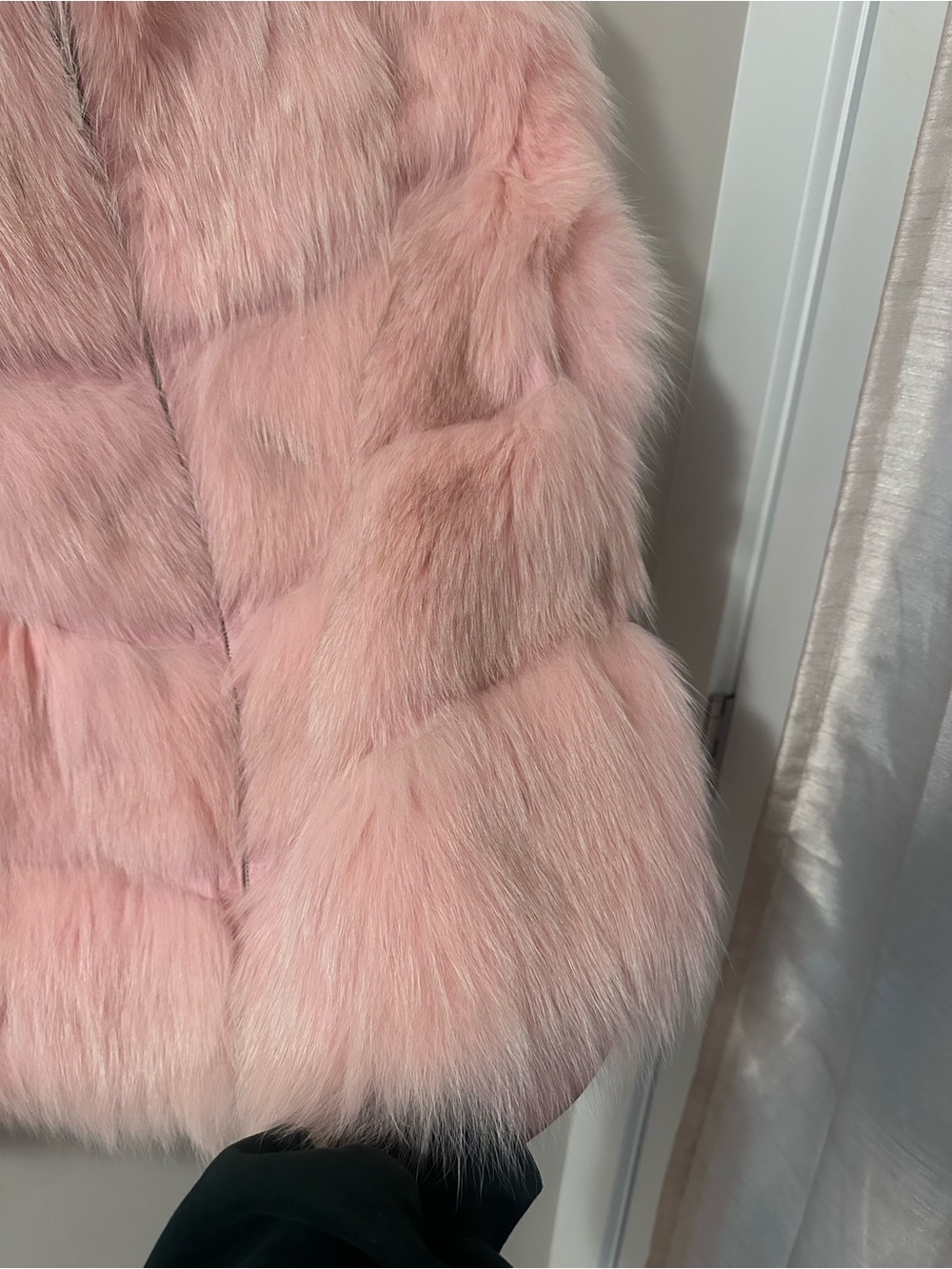 Vintage Pink Rabbit Fur Jacket - Picture 4 of 12